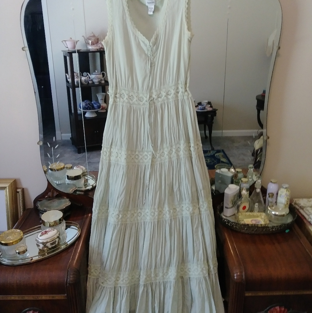 Ladies Vintage TOGETHER Prairie Maxi Dress